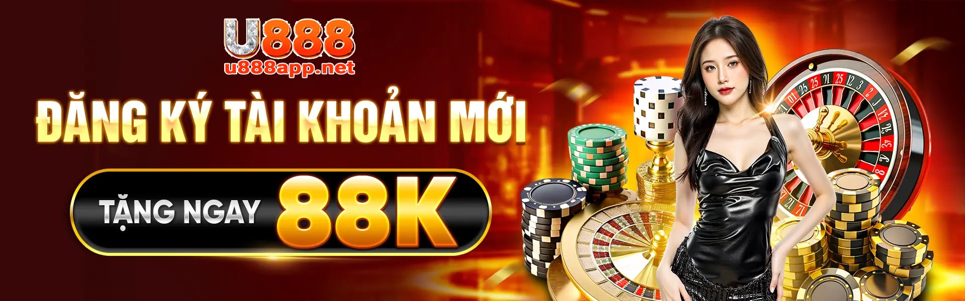 Đăng ký U888 tặng 88K