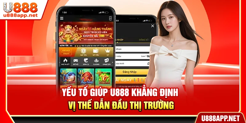 Yếu tố giúp U888 khẳng định vị thế dẫn đầu thị trường